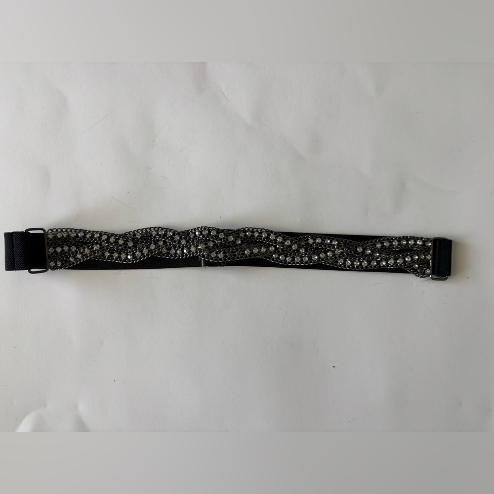 Black and Silver Sparkling Belt Accessory